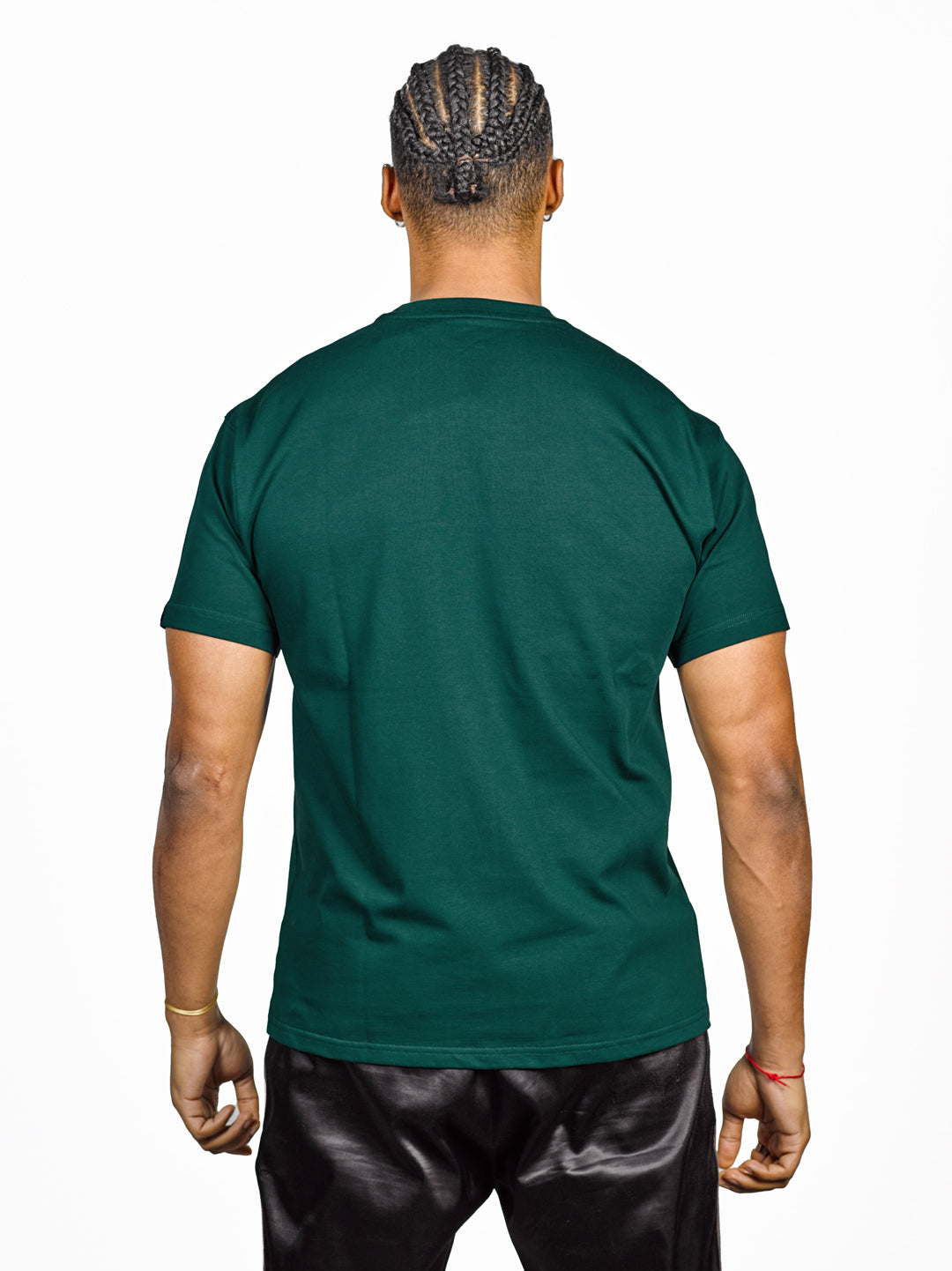 Exetees Regular Round Neck T-Shirt (Green) - exetees.com